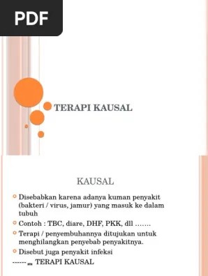 Terapi Kausal | PDF