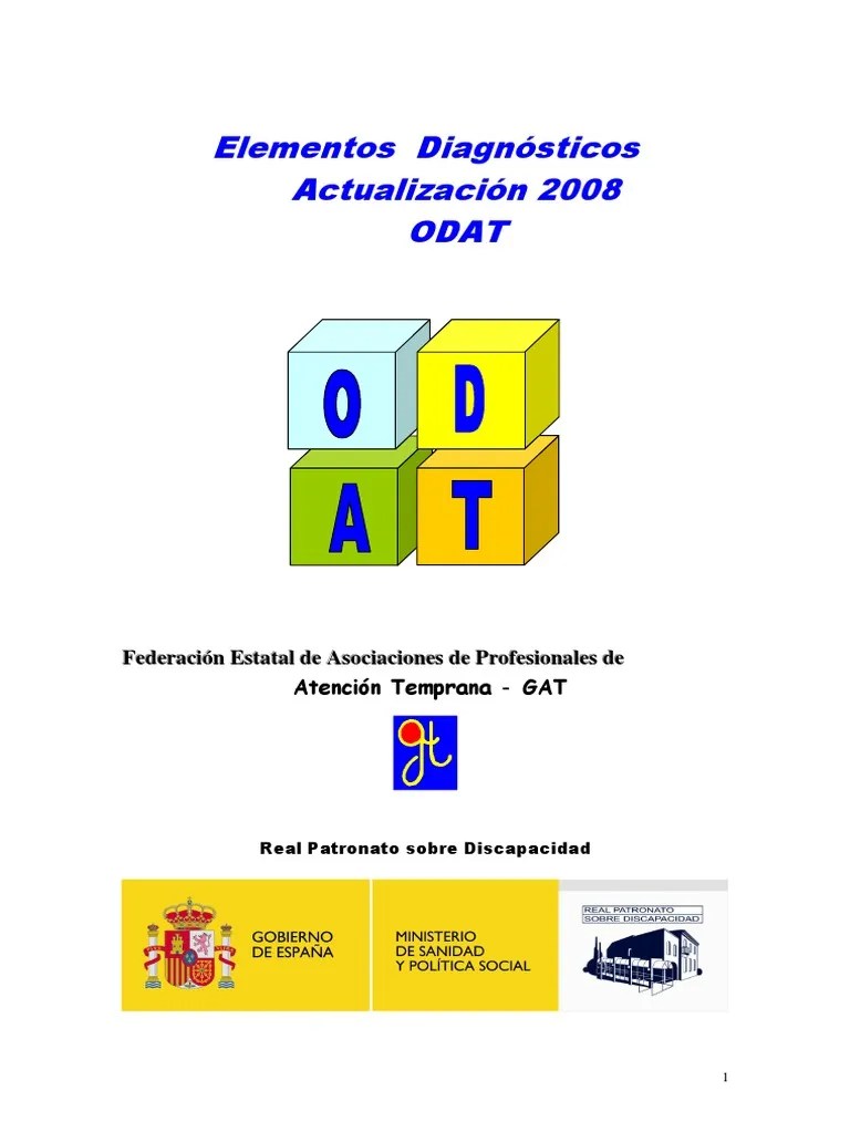 ODAT Elementos Diagnosticos 2008.pdf Infants Neurology