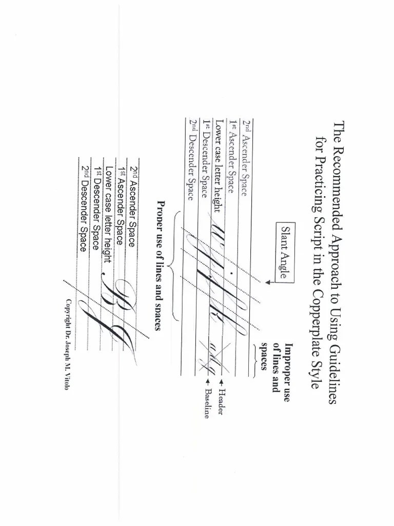 Copperplate Practice Pages | PDF