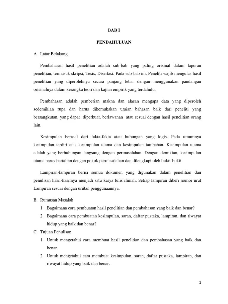 Pembuatan Bab 4 Dan Bab 5 | PDF