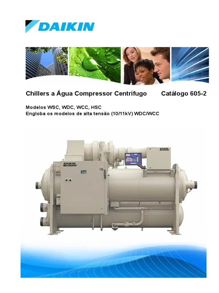 Mecânica Manual Técnico Operação Chiller DAIKIN PDF PDF Rede