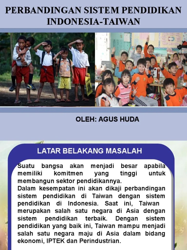 Perbandingan Sistem Pendidikan Indonesia-Taiwan | PDF