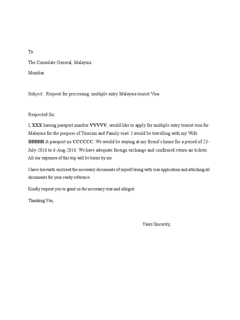 Personal Covering Letter Guide and Samples For Visa.
