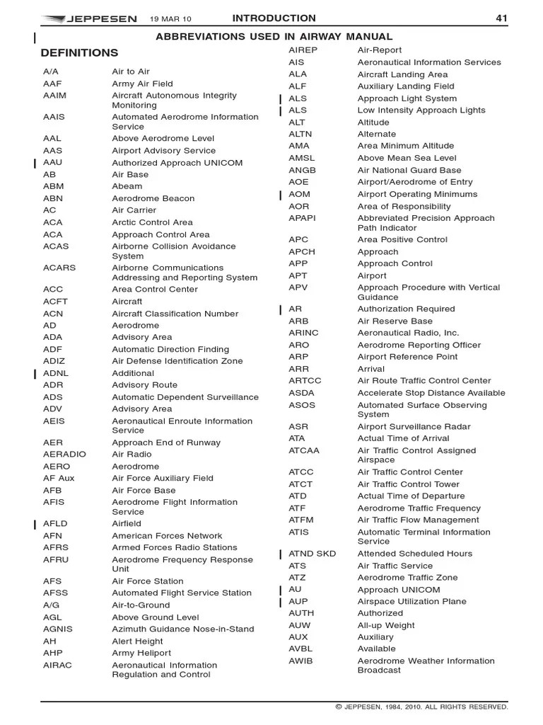 abbglossary.pdf Air Traffic Control Instrument Flight