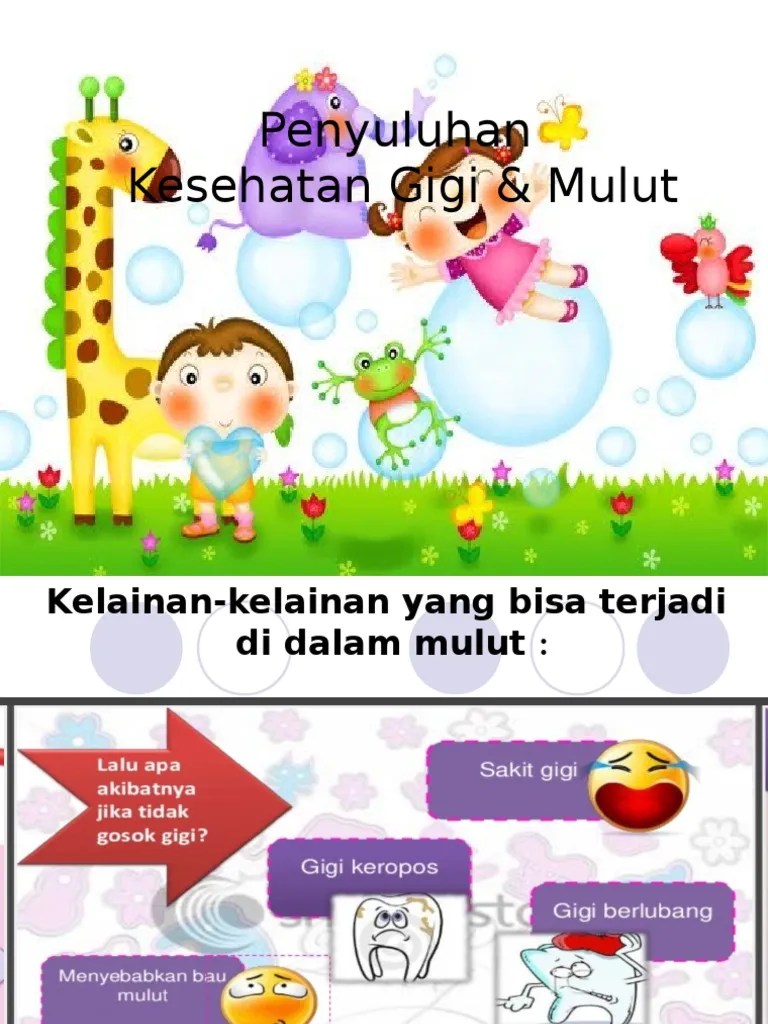 Penyuluhan Kesehatan Gigi Mulut | PDF