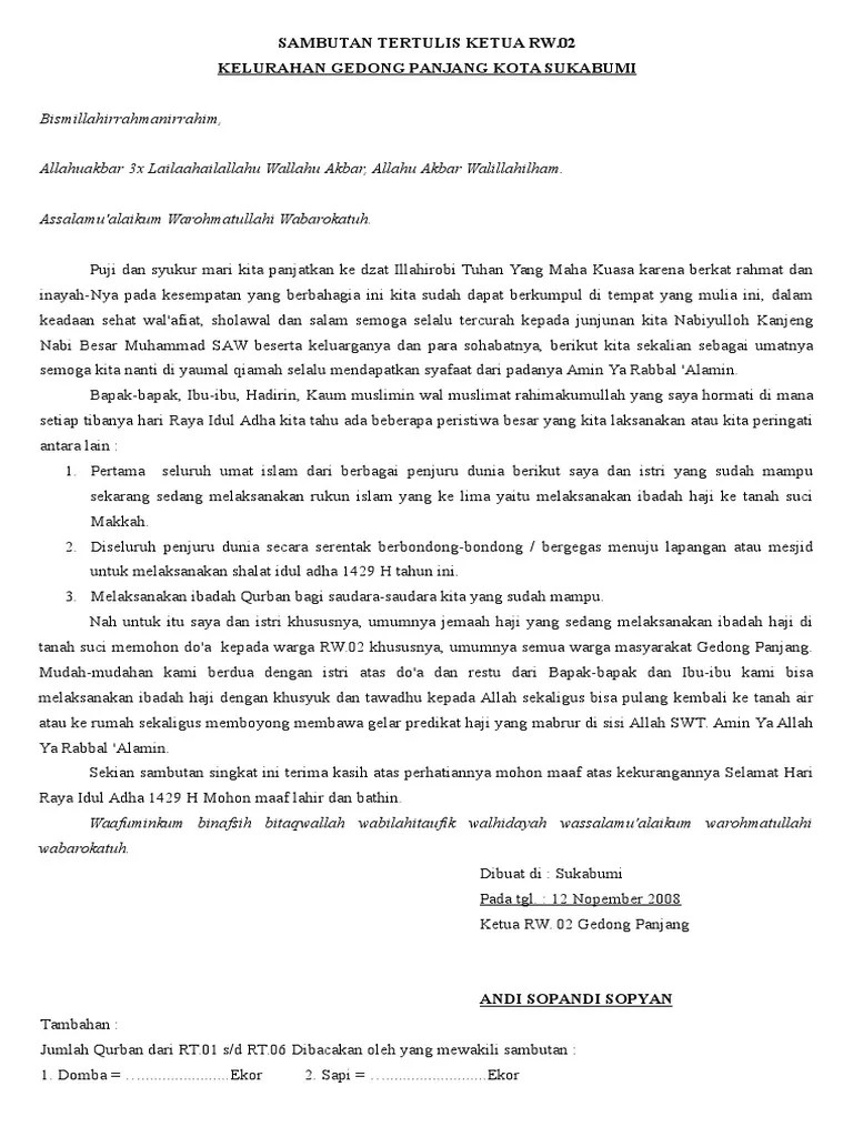 Contoh Ceramah Tentang Idul Fitri - Rasmi B