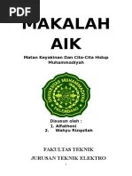 Makalah AIK - Sejarah Muhammadiyah | PDF
