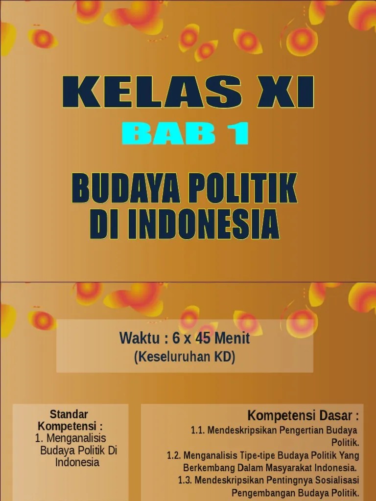 Perbedaan Budaya Politik Partisipan Dengan Budaya Politik Toleransi