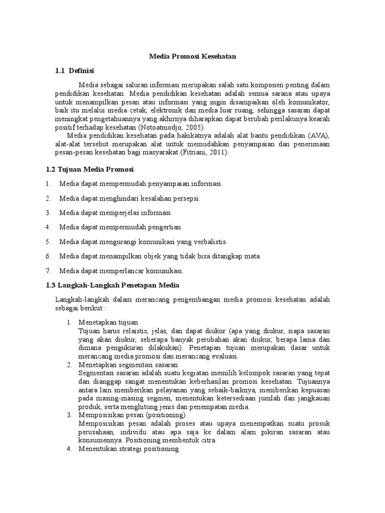 Media Promosi Kesehatan