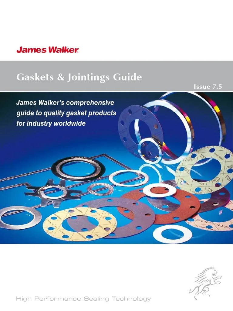 Original Gaskets Jointings Guide Chlorine Pressure Free 30day