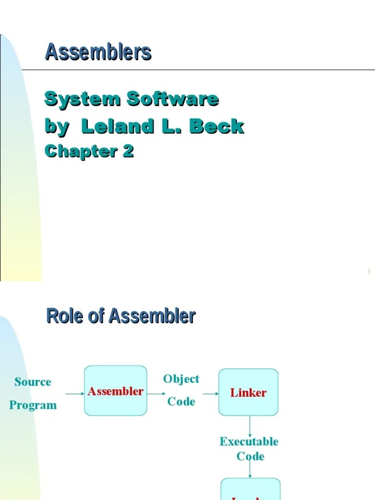 Chapter 2 PDF Assembly Language Instruction Set