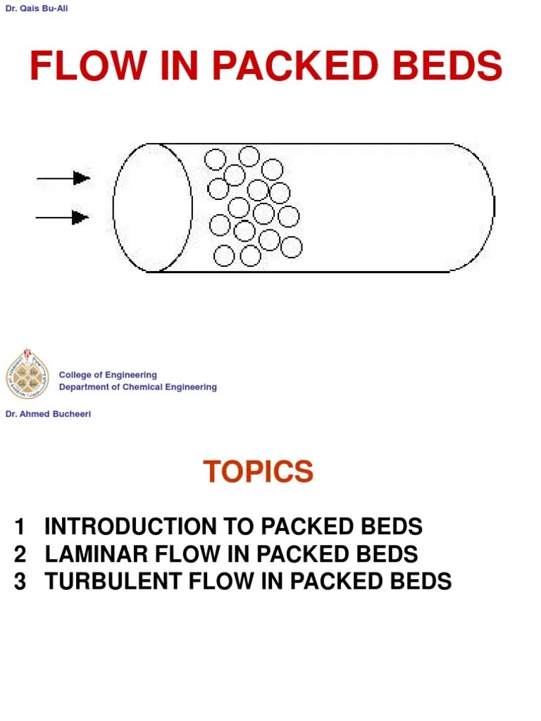 Flow in Packed Beds(1)
