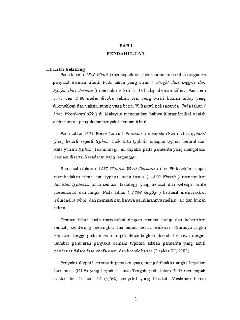 MaKalah Askep Typoid