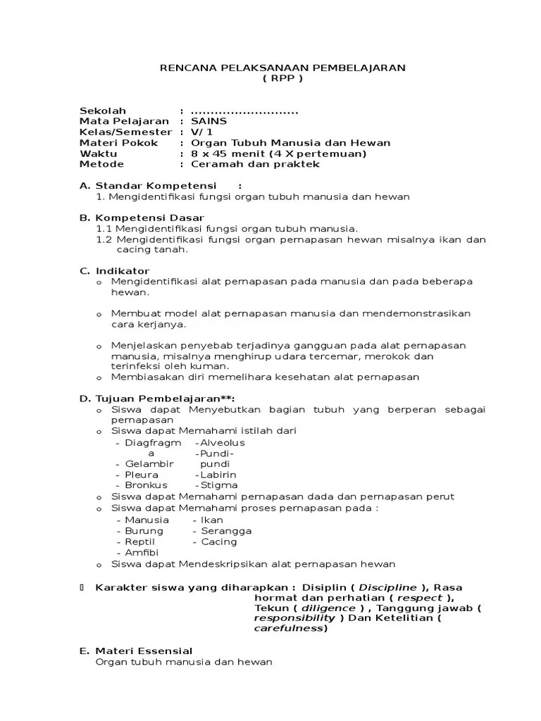 Rpp Ipa Smk Ktsp Pembahasan Soal