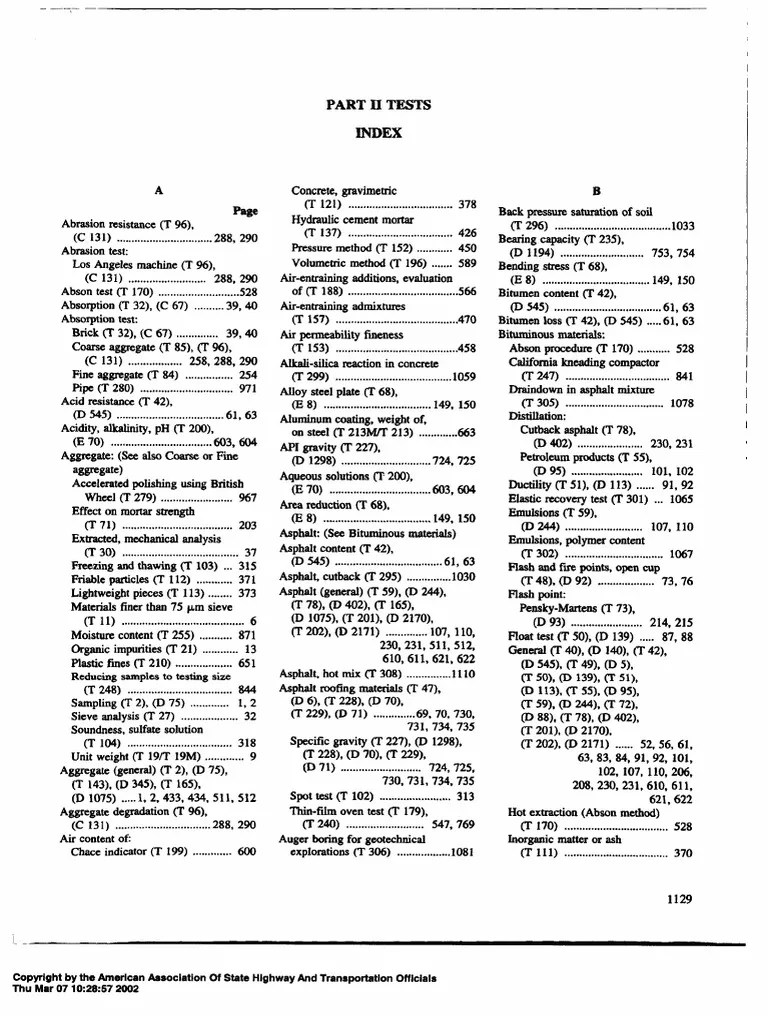 AASHTO Standard Specification For Highway Bridges (Loading and General