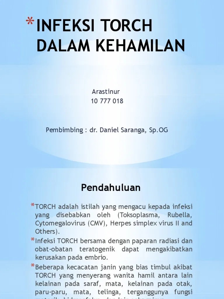 Infeksi Torch Dalam Kehamilan PDF