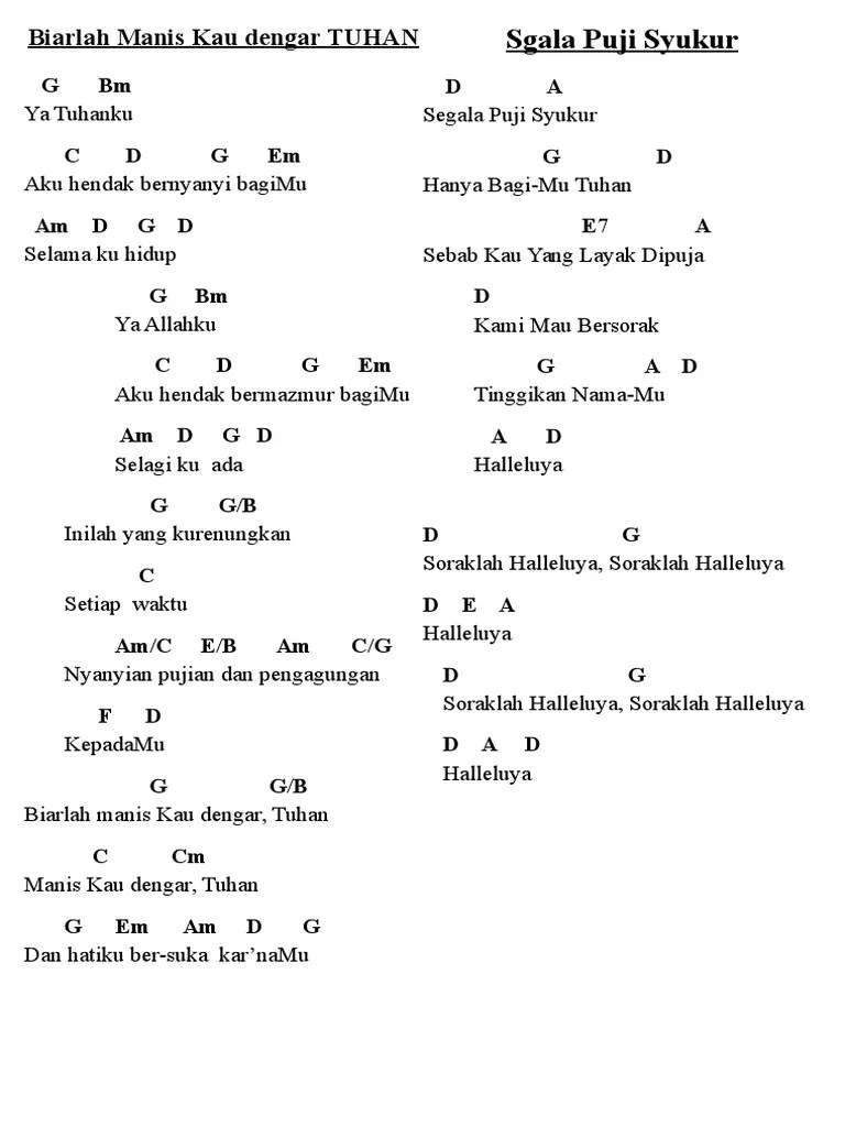 10 Chord Lagu Rohani Waktu Tuhan G Basgalanos