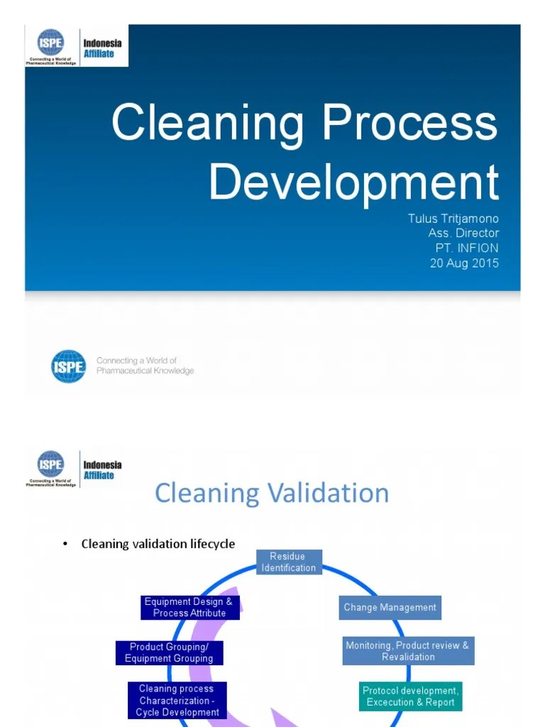 Session 34 Cleaning Process Development PDF Washing Machine