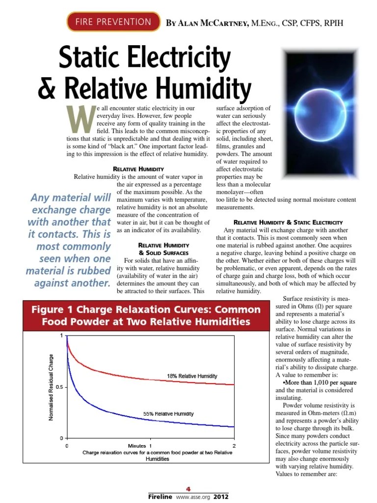 Static Electricity & Relative Humidity.pdf Humidity