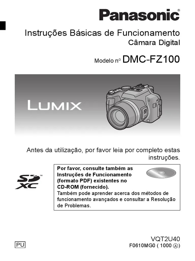 Manual câmera Panasonic Lumix DMCFZ100 Aperture Random Access Memory