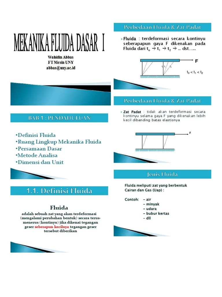 Mekanika Fluida PDF PDF