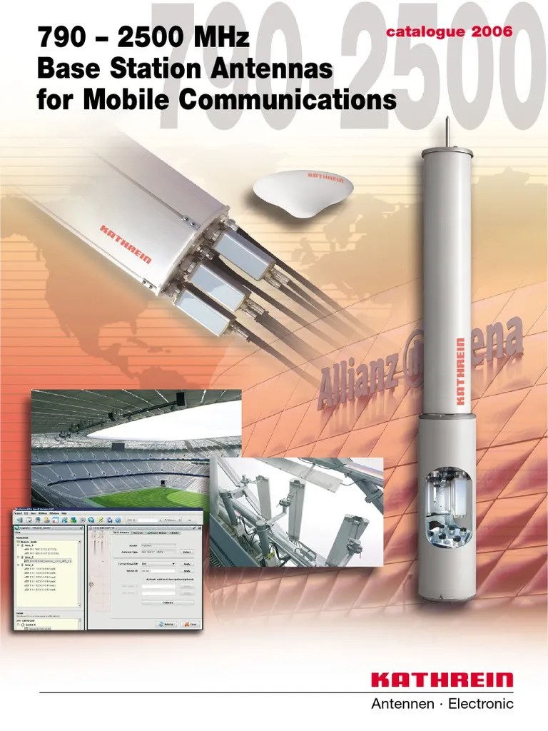 Kathrein Anten Catalog 021006.pdf Decibel Antenna (Radio)