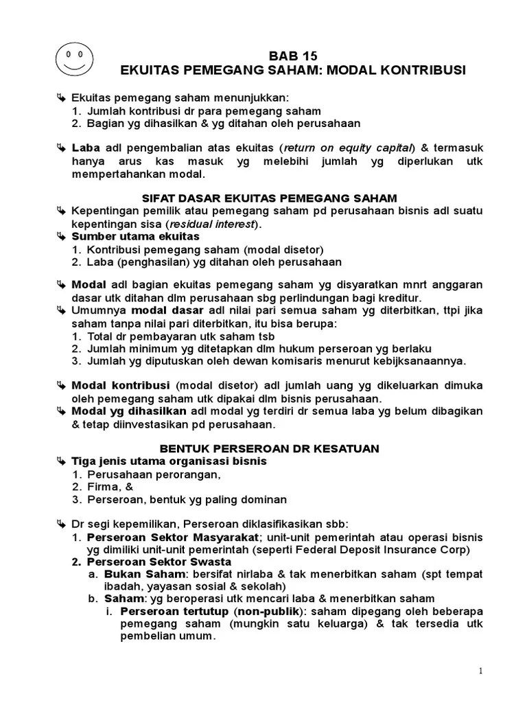 88999591 15 Ekuitas Pemegang Saham