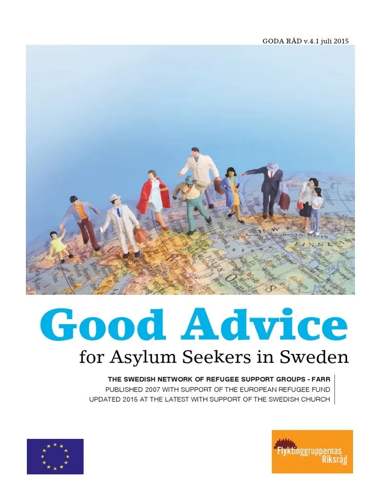 Good Advice For Asylum Seekers in Sweden PDF Refugee Passport