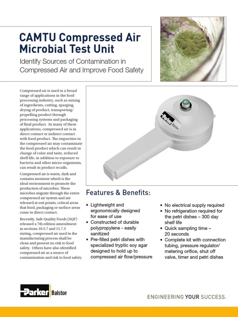 Compressed Air Microbial Test Kit Shelf Life