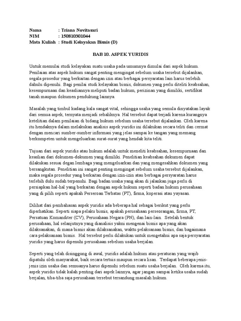 Aspek Yuridis | PDF