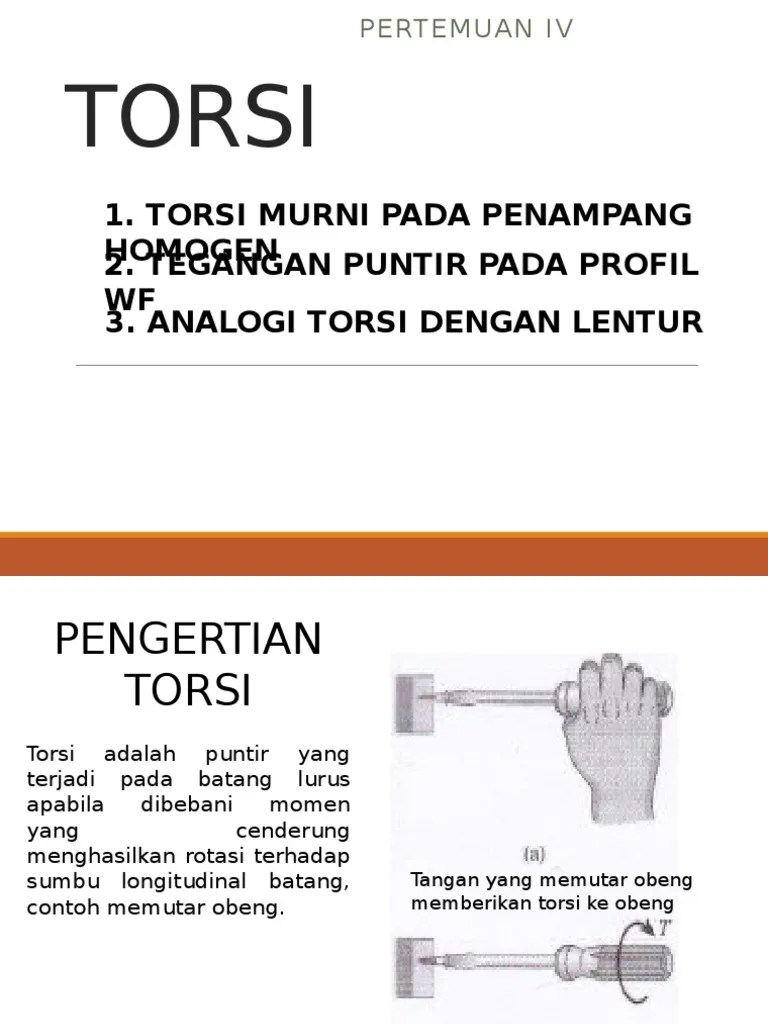 Torsi | PDF