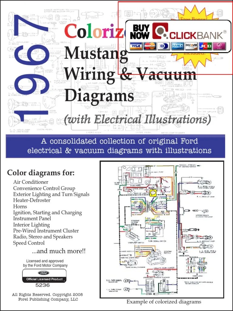 1967 Mustang Wiring Diagram Vacuum Diagram PDF Demo