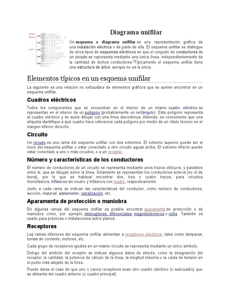 Diagrama Unifilar | PDF | Electricidad | Ingenieria Eléctrica