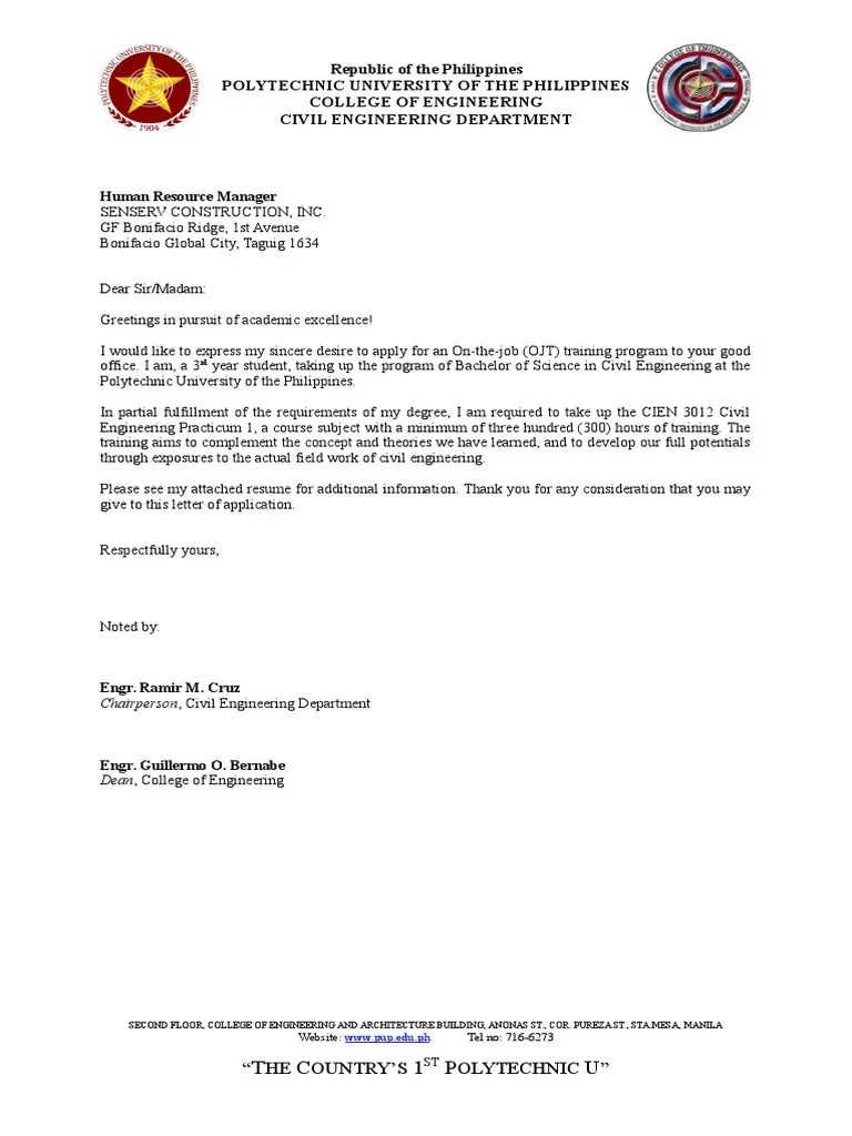Letter of Intent