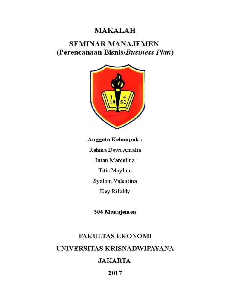 Contoh Perencanaan Usaha Sosial Plus Platform Usaha Sosial contoh makalah perencanaan bisnis