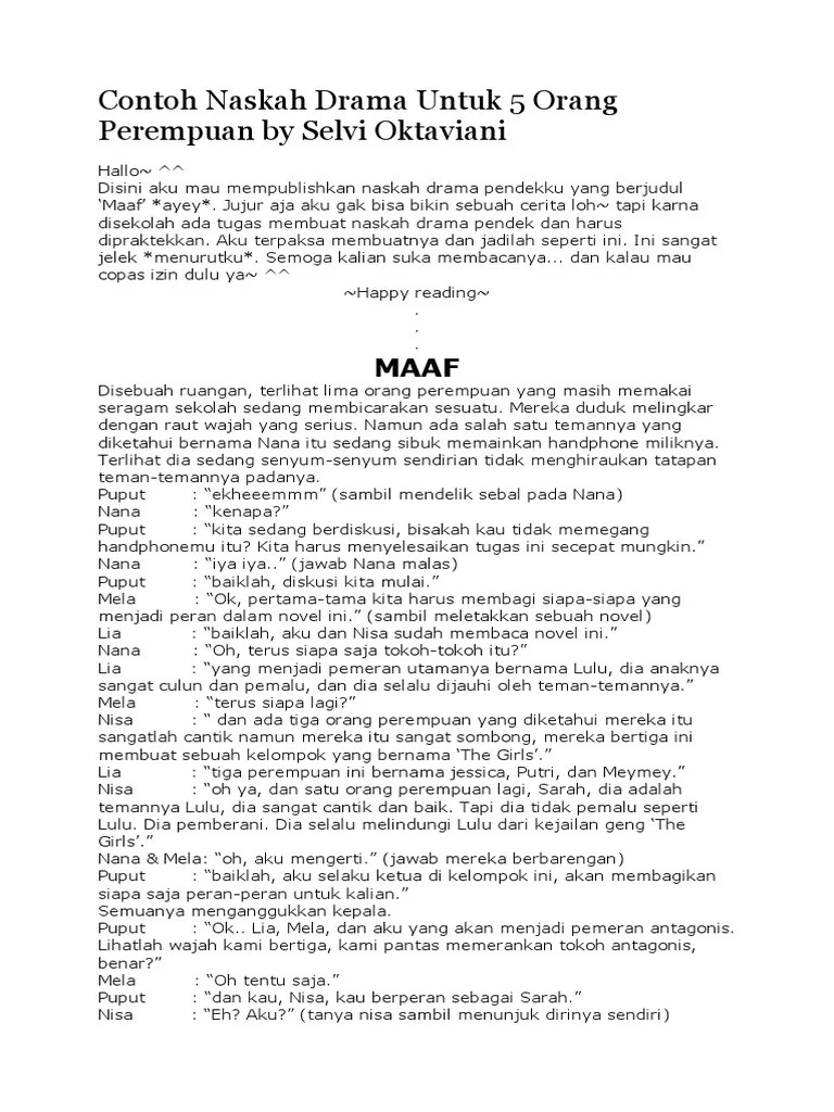 100+ Contoh Naskah Teater Tradisional Indonesia