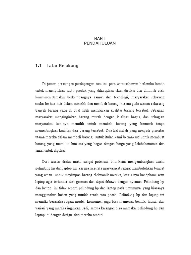 Proposal Usaha Case HP | PDF