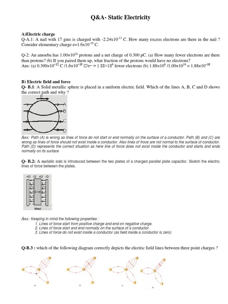 QuestionsDynamic electricity.docx Electric Charge