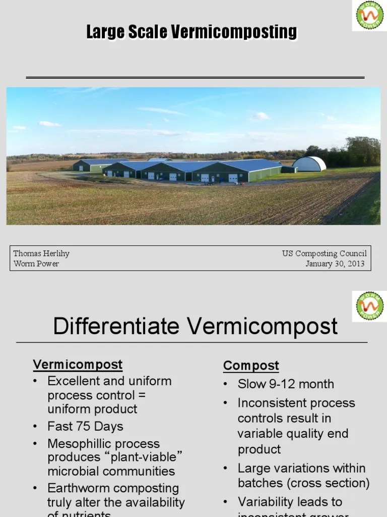 Large Scale Compost Manure