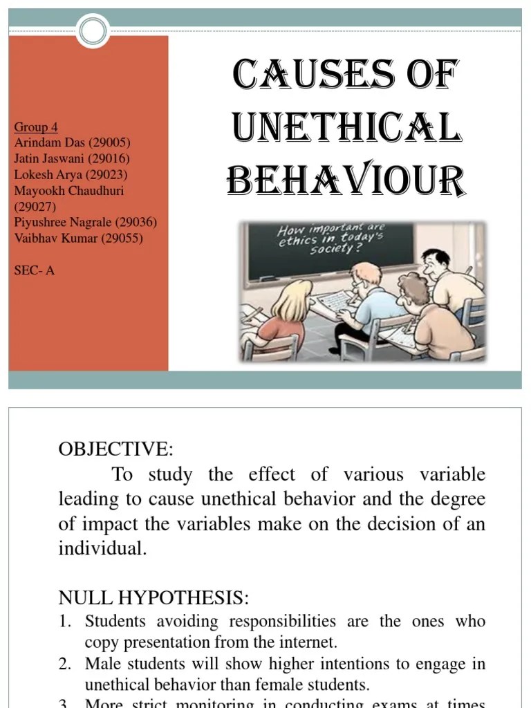 Causes of Behaviour Causality Behavior