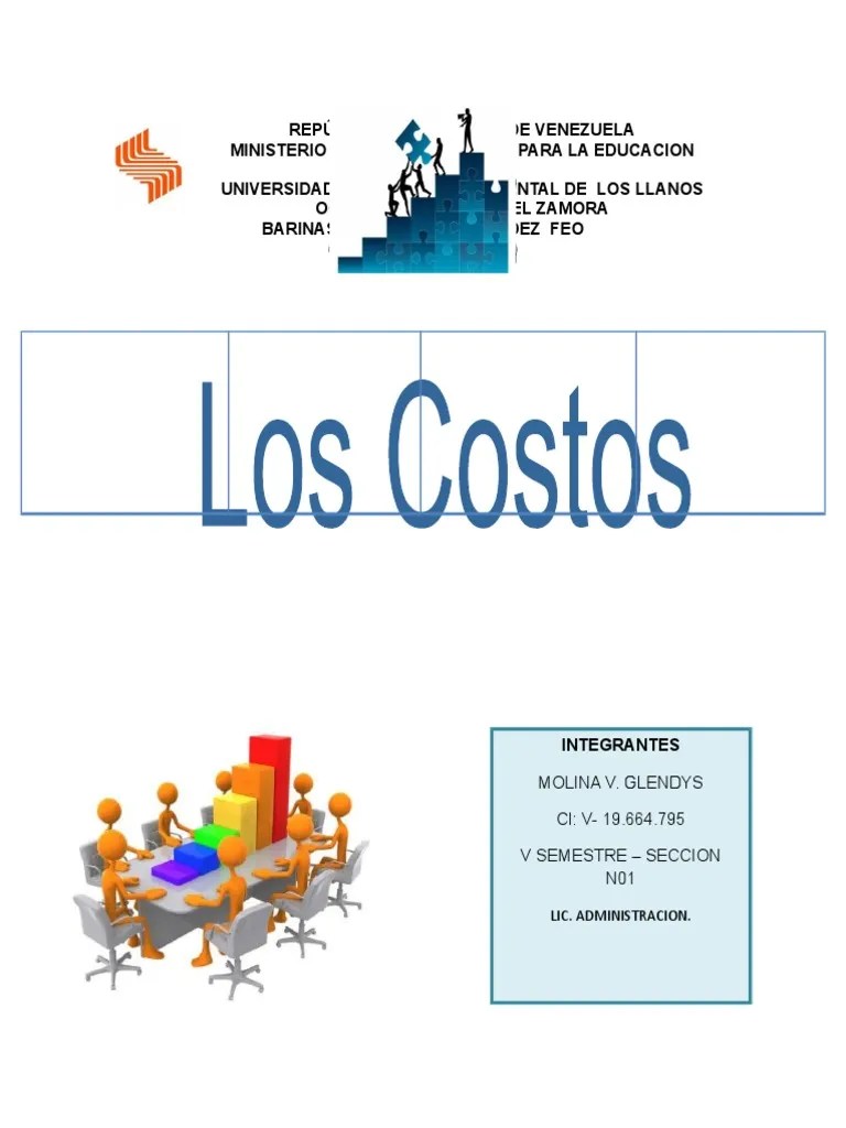 los costos conjuntos y comunes Costo Presupuesto