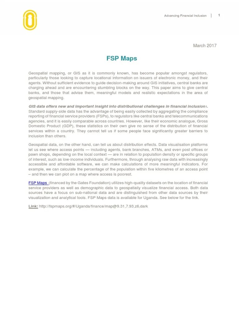 FSP Maps PDF Geographic Information System Business