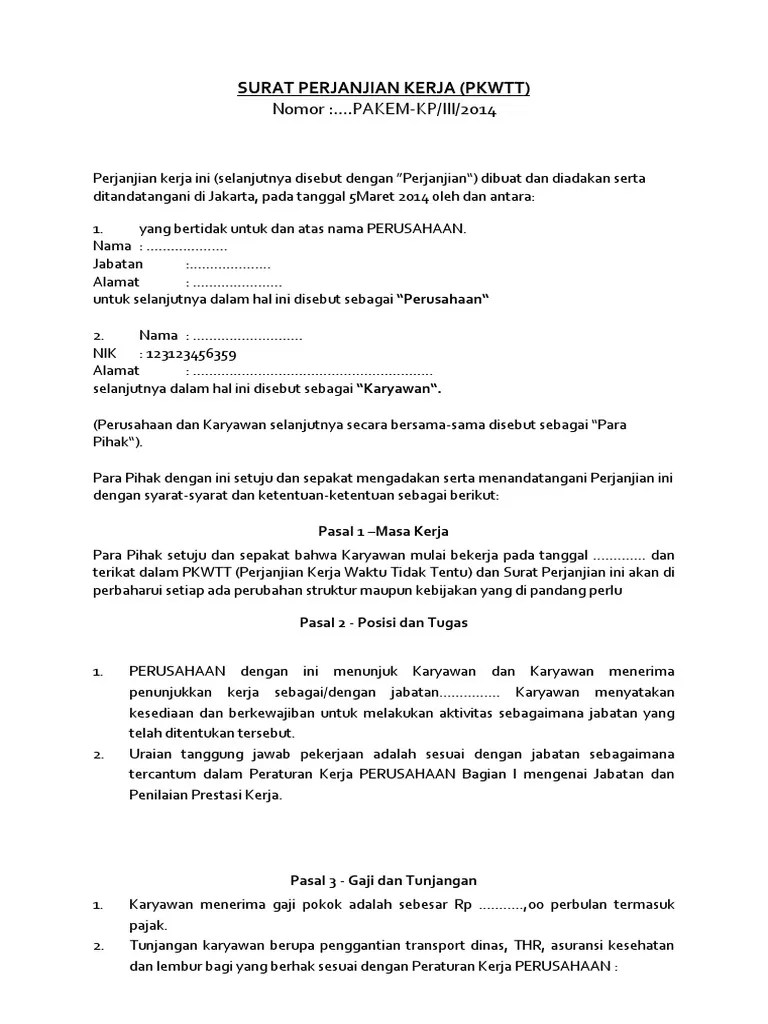 Perjanjian kerja, peraturan perusahaan, dan perjanjian kerja bersama. Surat Kontrak Kerja Restoran Surat Perjanjian Kerja Karyawan Barista Docx Surat Perjanjian Kerja Karyawan Nomor Yang Bertanda Tangan Di Bawah Ini Sebagai Pihak Pertama 1 Nama Course Hero 0 Ratings0