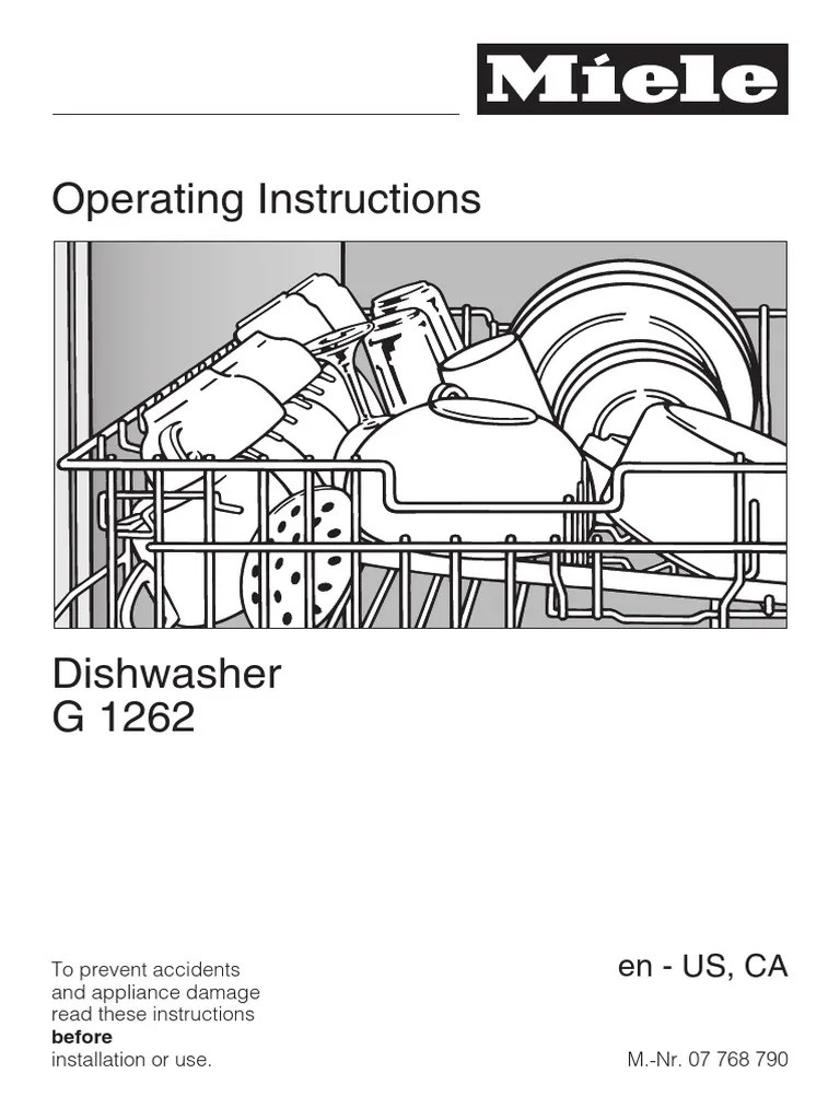 Comprehensive Operating Instructions for Dishwashers A Detailed Guide