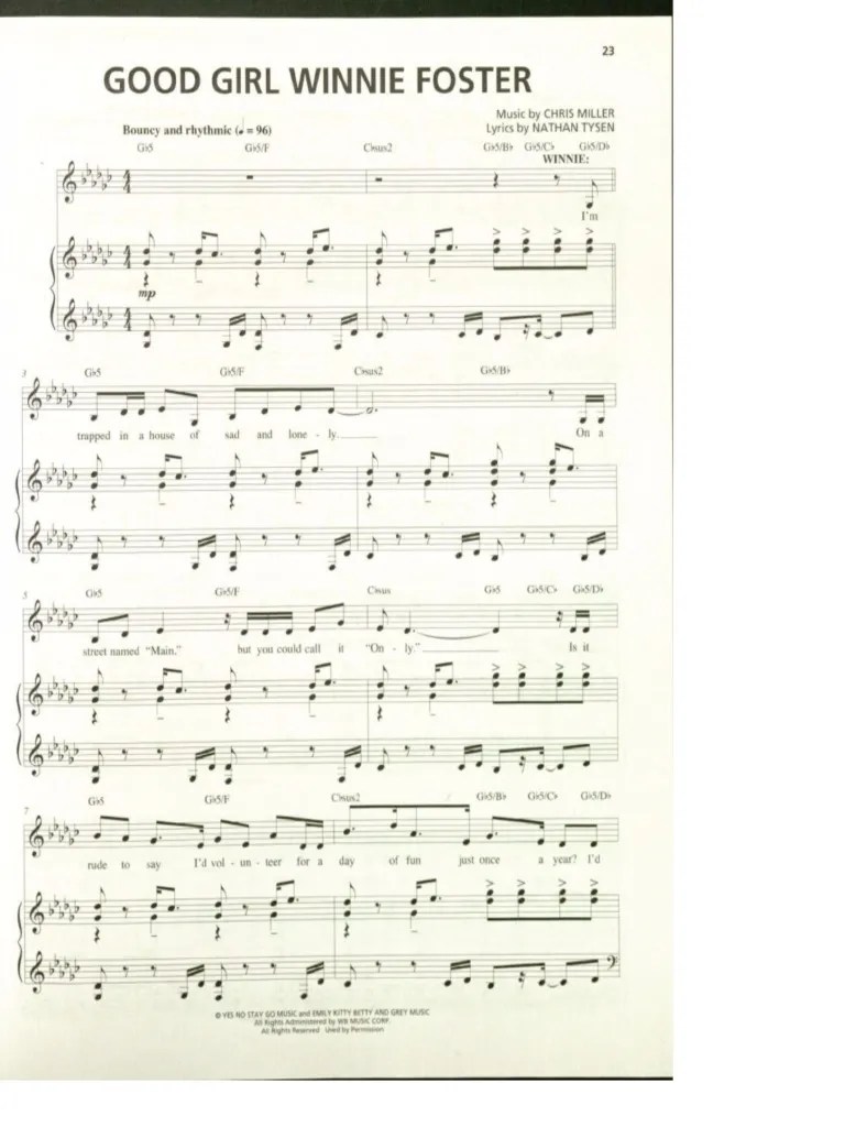 Good Girl Winnie Foster