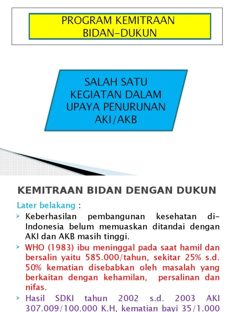 P.P Kemitraan Bidan Dan Dukun Bayi | PDF
