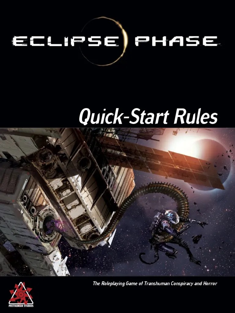 Eclipse_Phase_QuickStart_Rules.pdf Tabletop Games Gaming