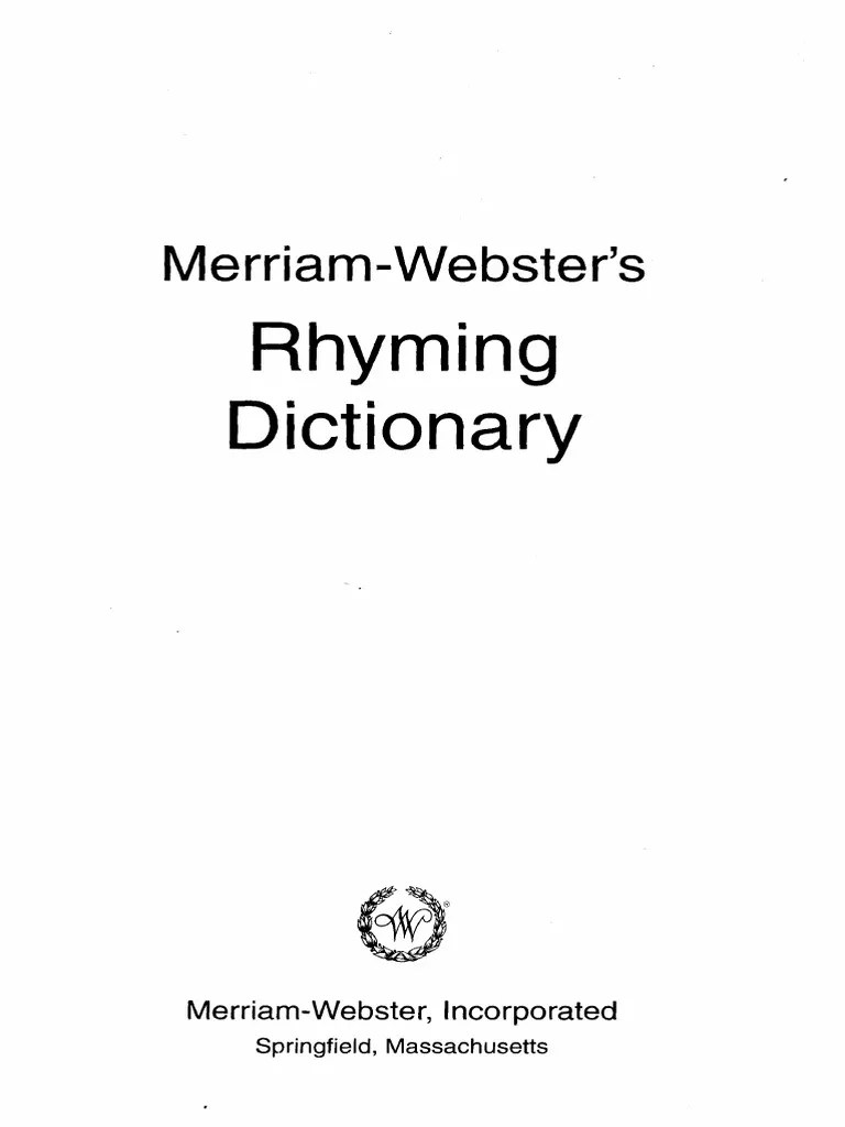 the complete rhyming dictionary including the poet's craft book.pdf