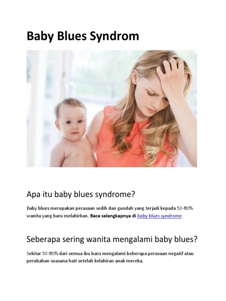 Makalah Baby Blues Syndrom PDF