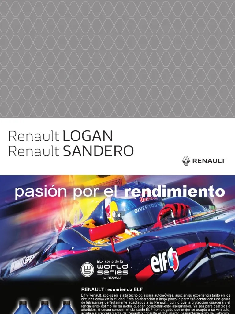 Manual Sandero Stepway II Renault Ingeniería